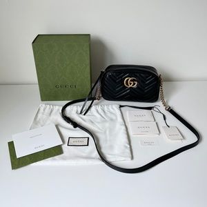 GG Marmont Small Matelassé Chain Shoulder Bag